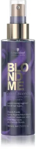 Schwarzkopf Professional BlondMe Cool Blondes Neutralizing Spray Conditioner balsamo senza risciacquo per capelli biondo platino e grigi 150 ml