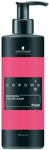 Schwarzkopf Professional Maschera intensiva per capelli colorante Chroma ID (Intense Bonding Color Mask) 280 ml Pink