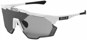 SCICON Aeroshade Kunken White Gloss/SCNPP Photochromic Silver Occhiali da ciclismo