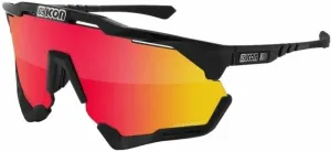 SCICON Aeroshade XL Black Gloss/SCNPP Multimirror Red/Clear Occhiali da ciclismo
