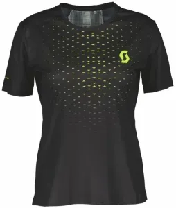 Scott RC Run SS Womens Shirt Black/Yellow XS Maglietta da corsa a maniche corte