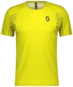 Scott Shirt Trail Run Sulphur Yellow/Smoked Green L Maglietta da corsa a maniche corte