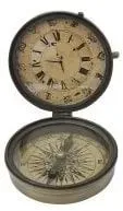 Sea-Club Compass with clock