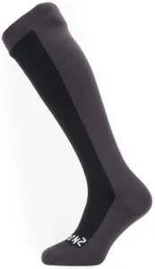 Sealskinz Waterproof Cold Weather Knee Length Socks Black/Grey XL Calzini ciclismo