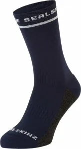 Sealskinz Foxley Mid Length Active Sock Navy/Grey/Cream L/XL Calzini ciclismo