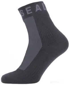 Sealskinz Waterproof All Weather Ankle Length Sock with Hydrostop Black/Grey L Calzini ciclismo