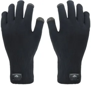Sealskinz Waterproof All Weather Ultra Grip Knitted Glove Black L guanti da ciclismo