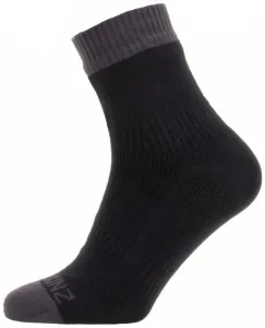 Sealskinz Waterproof Warm Weather Ankle Length Sock Black/Grey S Calzini ciclismo #2617600