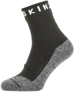 Sealskinz Waterproof Warm Weather Soft Touch Ankle Length Sock Black/Grey Marl/White L Calzini ciclismo