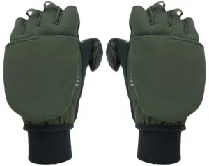 Sealskinz Windproof Cold Weather Convertible Mitten Olive Green/Black S guanti da ciclismo