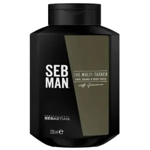 Sebastian Professional Shampoo per capelli, barba e corpo SEB MAN The Multitasker (Hair, Beard & Body Wash) 250 ml