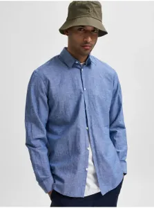 Blue Shirt Selected Homme - Men #132426