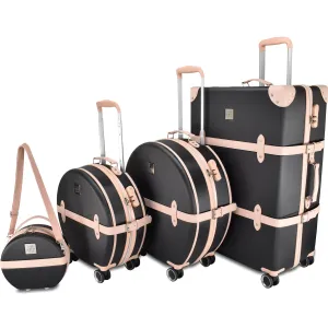 Semiline Unisex's ABS Suitcases&ABS Cosmetic Bag Set P8239