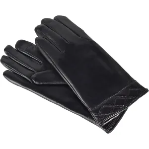 Semiline Woman's Women Leather Antibacterial Gloves P8209 #197051