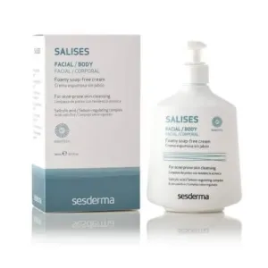 Sesderma Gel detergente antibatterico per viso e corpo Salises (Foamy Soap-Free Cream) 300 ml