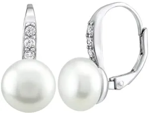 Silvego Orecchini in argento CASSIDY con perla naturale bianca LPSP0639