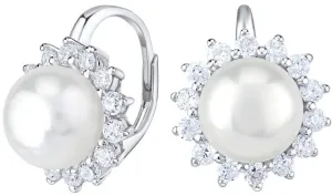 Silvego Orecchini in argento con vera perla bianca LPS0156A