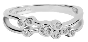 Silver Cat Delicato anello con zirconi SC286 56 mm