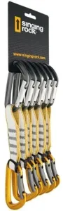 Singing Rock Colt 6Pack Quickdraw Grigio-Giallo Solid Straight/Solid Bent Gate