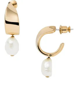 Skagen Splendidi orecchini placcati in oro con vere perle Agnethe SKJ1394710