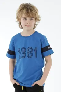 Slazenger Boys' T-Shirt, Blue T-Shirt, T-shirt #1981134