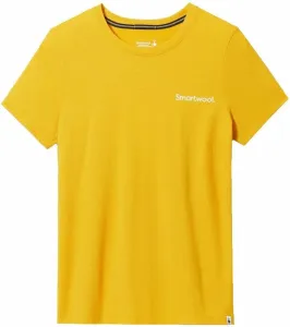 Smartwool Women's Explore the Unknown Graphic Short Sleeve Tee Slim Fit Honey Gold L Maglietta outdoor
