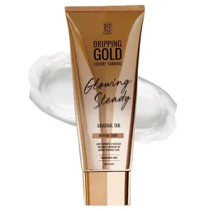 Dripping Gold Crema autoabbronzante Medium/Dark Dripping Gold Glowing Steady (Gradual Tan) 200 ml