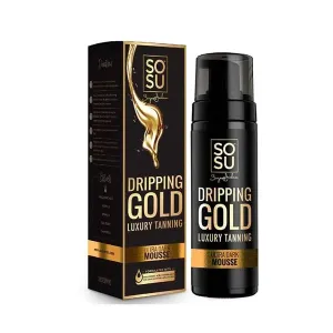 Dripping Gold Schiuma autoabbronzante Ultra Dark Dripping Gold (Luxury Mousse) 150 ml