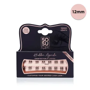 SOSU Cosmetics Ciglia finte monociuffo Hidden Agenda (Undetectable Lashes) 12 mm