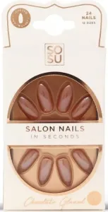 SOSU Cosmetics Unghie artificiali Chocolate (Salon Nails) 24 pz