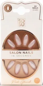 SOSU Cosmetics Unghie artificiali Pink (Salon Nails) 24 pz