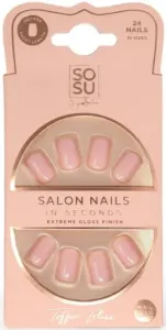 SOSU Cosmetics Unghie artificiali Toffee Bliss (Salon Nails) 24 pz