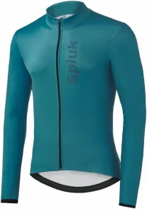 Spiuk Anatomic Winter Jersey Long Sleeve Maglia Turquoise Blue 3XL
