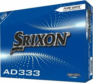Srixon AD333 2022 12 Pure White Balls #32391