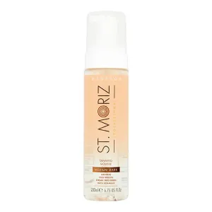 St.Moriz Advanced Pro Formula Tanning Mousse - Medium Dark bronzer lavabile corpo per l' unificazione della pelle e illuminazione 200 ml
