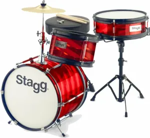 Stagg TIM JR 3/12B RD Set Batteria Bambini Rosso Red #3052118