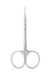 STALEKS Forbici per cuticole con punta curva Exclusive 23 Tipo 1 Magnolia (Professional Cuticle Scissors with Hook)