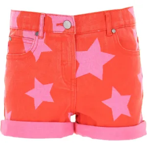 Stella McCartney Girls Star Print Shorts Red - 4Y RED