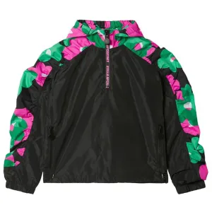 Stella McCartney Girls Shoulder Design Half Zip Sports Jacket Black - 14Y Black