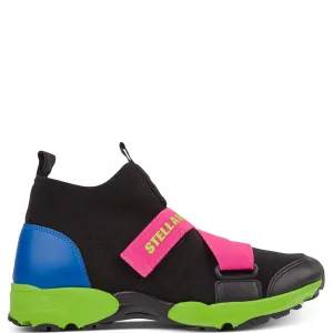 Stella McCartney Girls Sock Sneakers Black - EU 32 BLACK #489064
