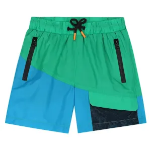 Stella McCartney Boys Swim-Shorts Green - 4Y GREEN