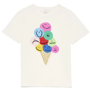 Stella McCartney Girls Ice Cream Print T-shirt White - 10Y WHITE