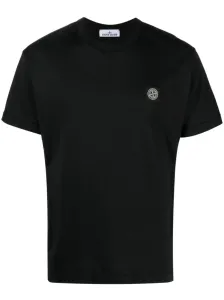 STONE ISLAND - T-shirt In Cotone Con Logo #3008351