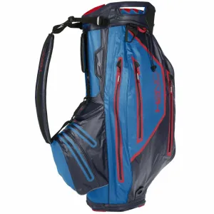 Sun Mountain H2NO Elite Cart Bag Navy/Cobalt/Red Borsa da golf Cart Bag