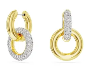 Swarovski Affascinanti orecchini a cerchio placcati in oro Dextera 5668818