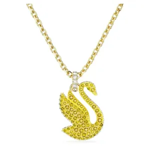 Swarovski Delicata collana placcata oro con Cigno Iconic Swan 5647553