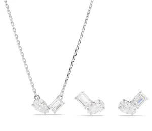 Swarovski Set di gioielli elegante con cristalli Mesmera 5665829 (orecchini, collana)