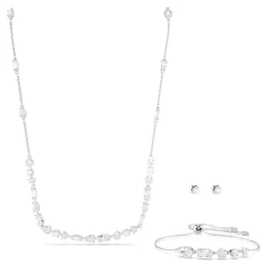 Swarovski Set lussuoso di gioielli con cristalli Mesmera 5665877 (orecchini, bracciale, collana)