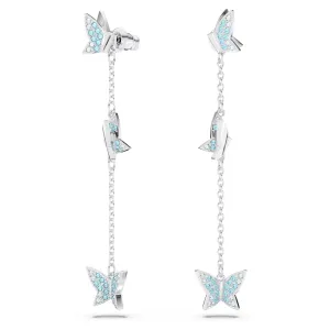 Swarovski Simpatici orecchini a farfalla 2in1 con cristalli Lilia 5662182