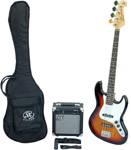 SX SB1 Bass Guitar Kit Sunburst #3899